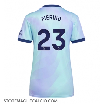 Arsenal Mikel Merino #23 Maglia Gara Terza Repliche 2024-25 Donna Maniche Corte